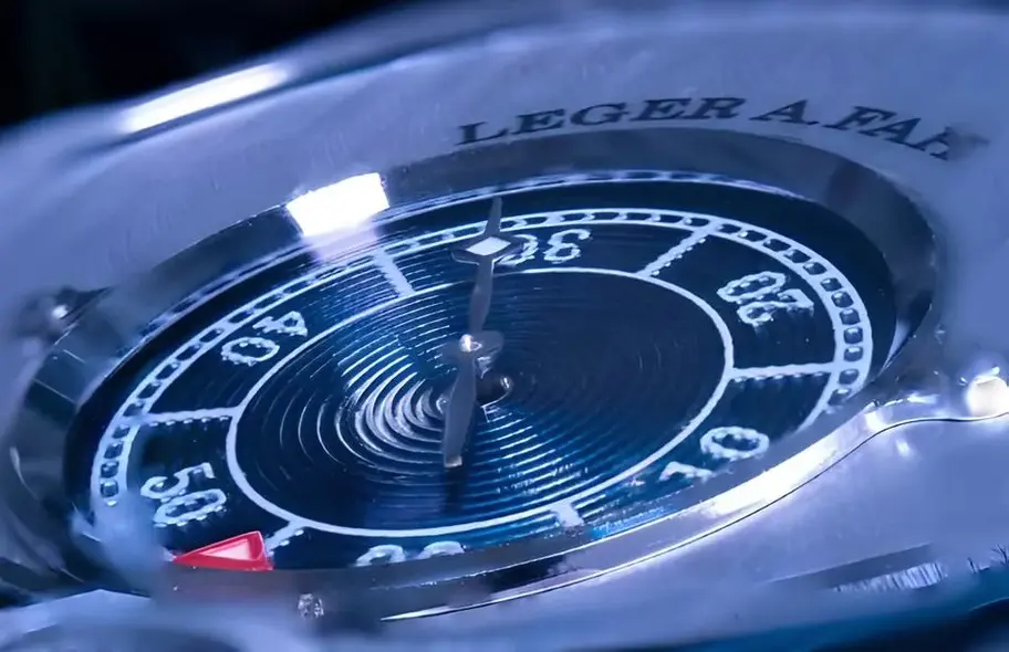 Jumping Hour Watch LEGER A.FAH Momentous Midnight Shadow