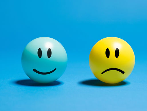 spheres showing emotions