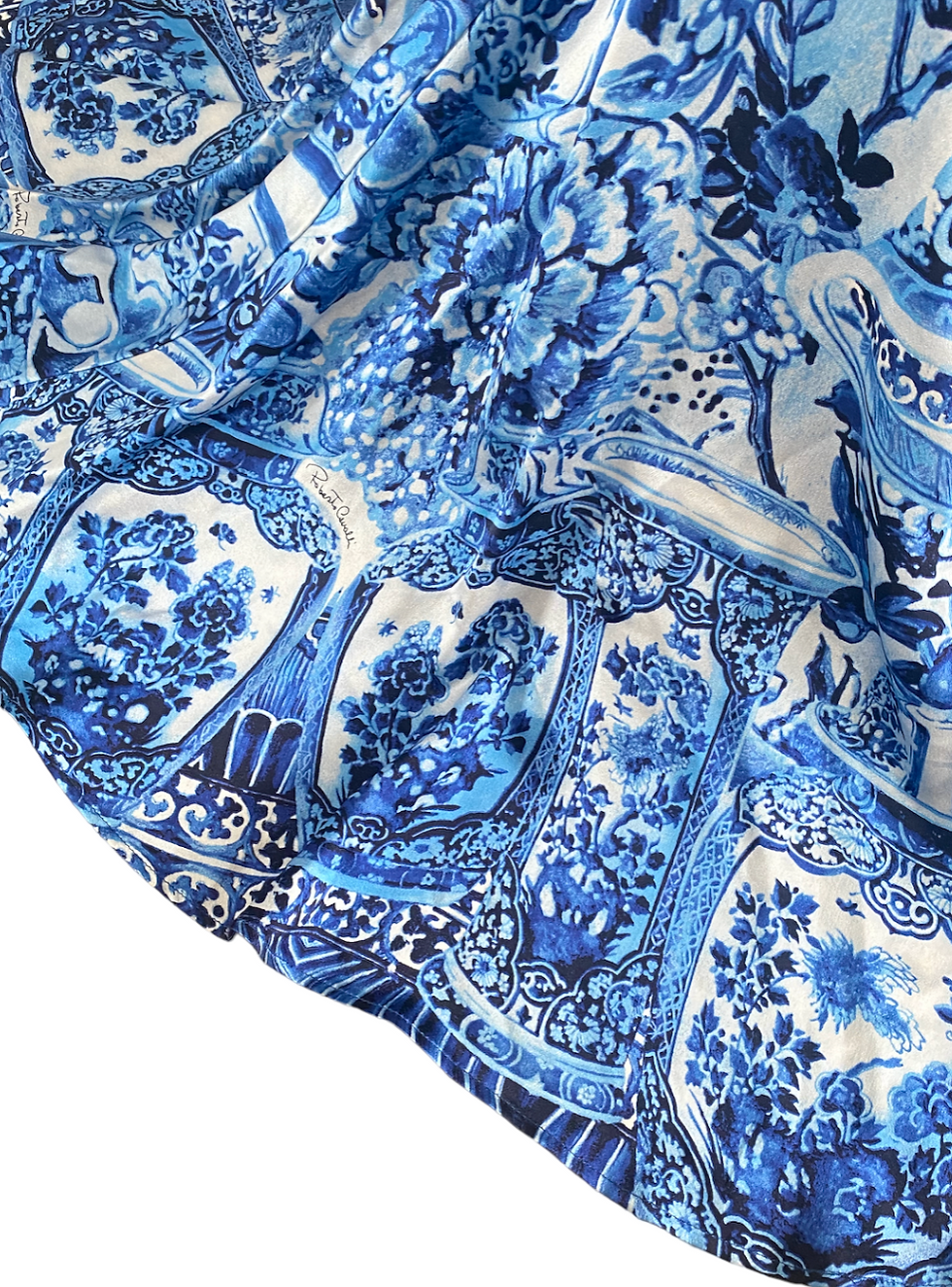 Thumbnail: Roberto Cavalli FW 2005 Ming Vase Silk Gown