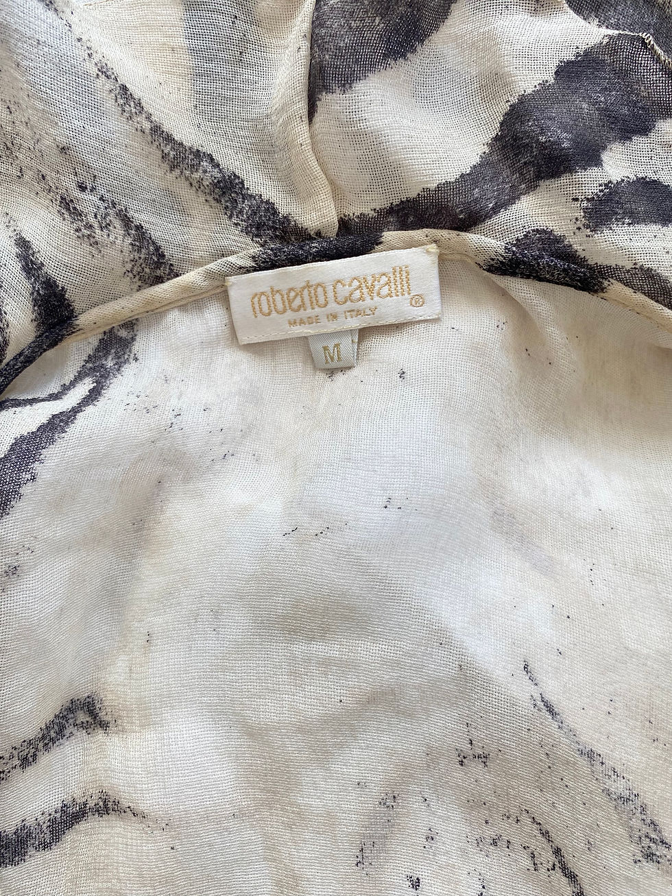 Thumbnail: Roberto Cavalli SS 1999 Silk Blouse