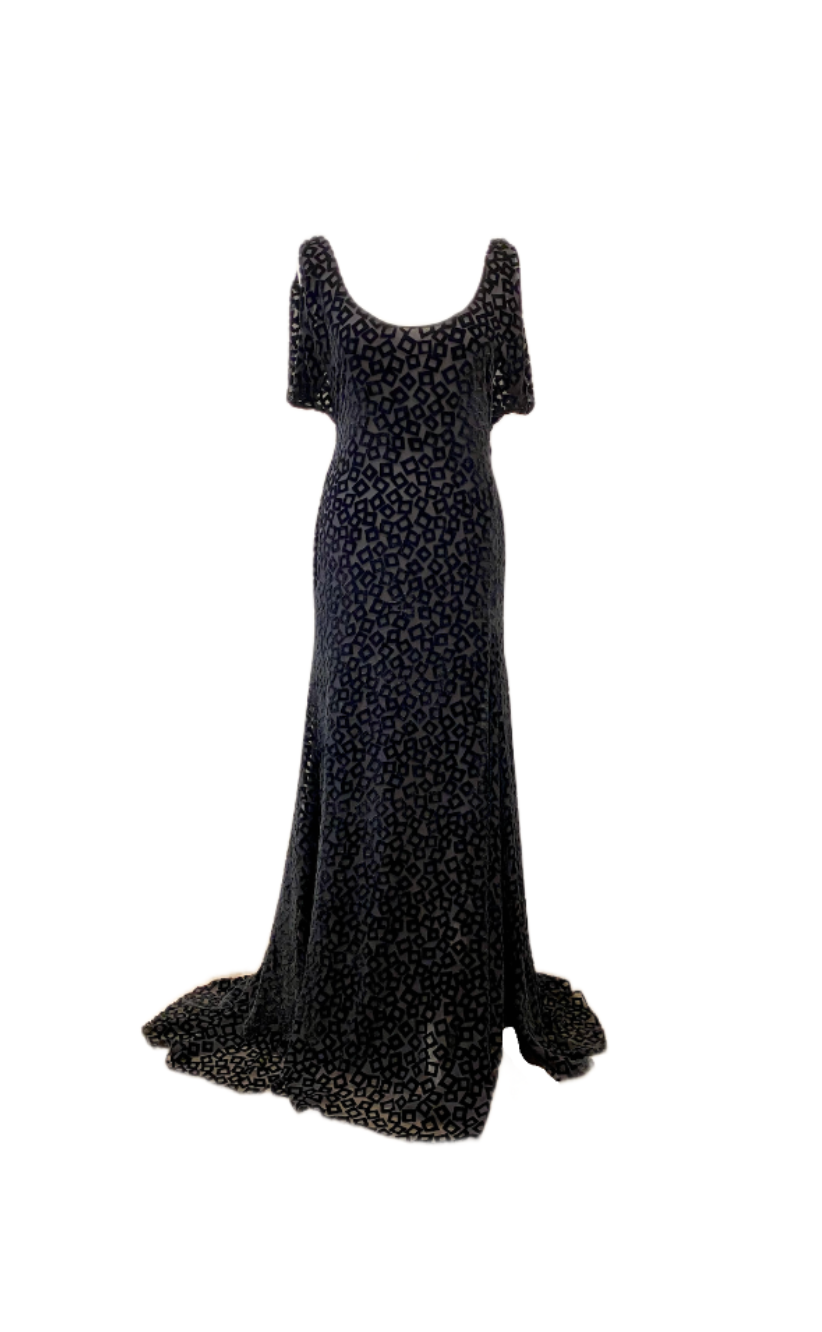 Gianni Versace Fall 1999 Velvet Devoré Gown