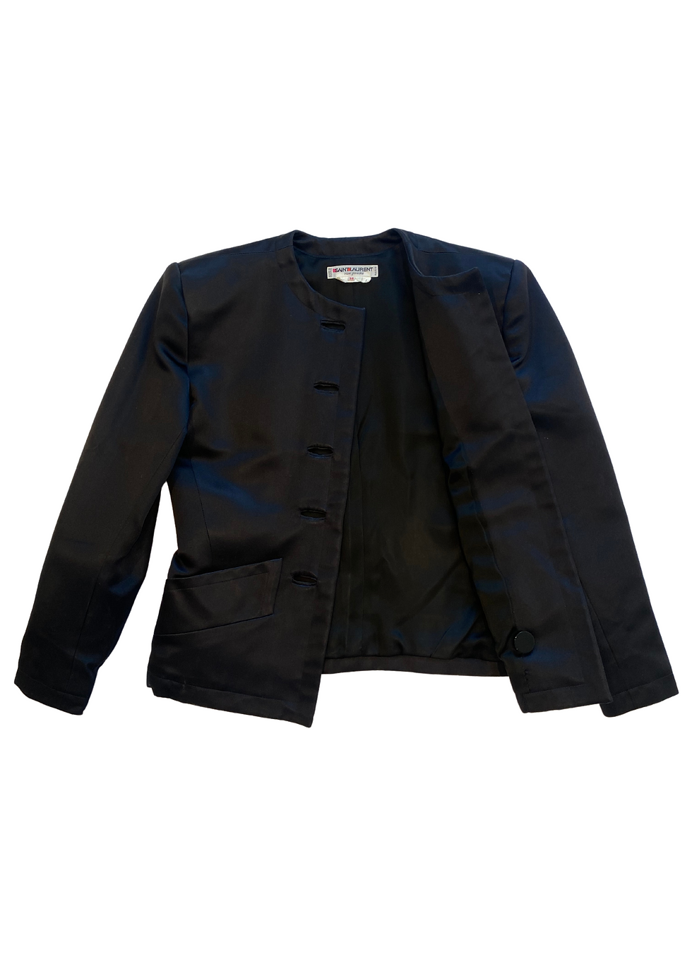 Thumbnail: Saint Laurent  Fall 1987 Runway Satin Jacket