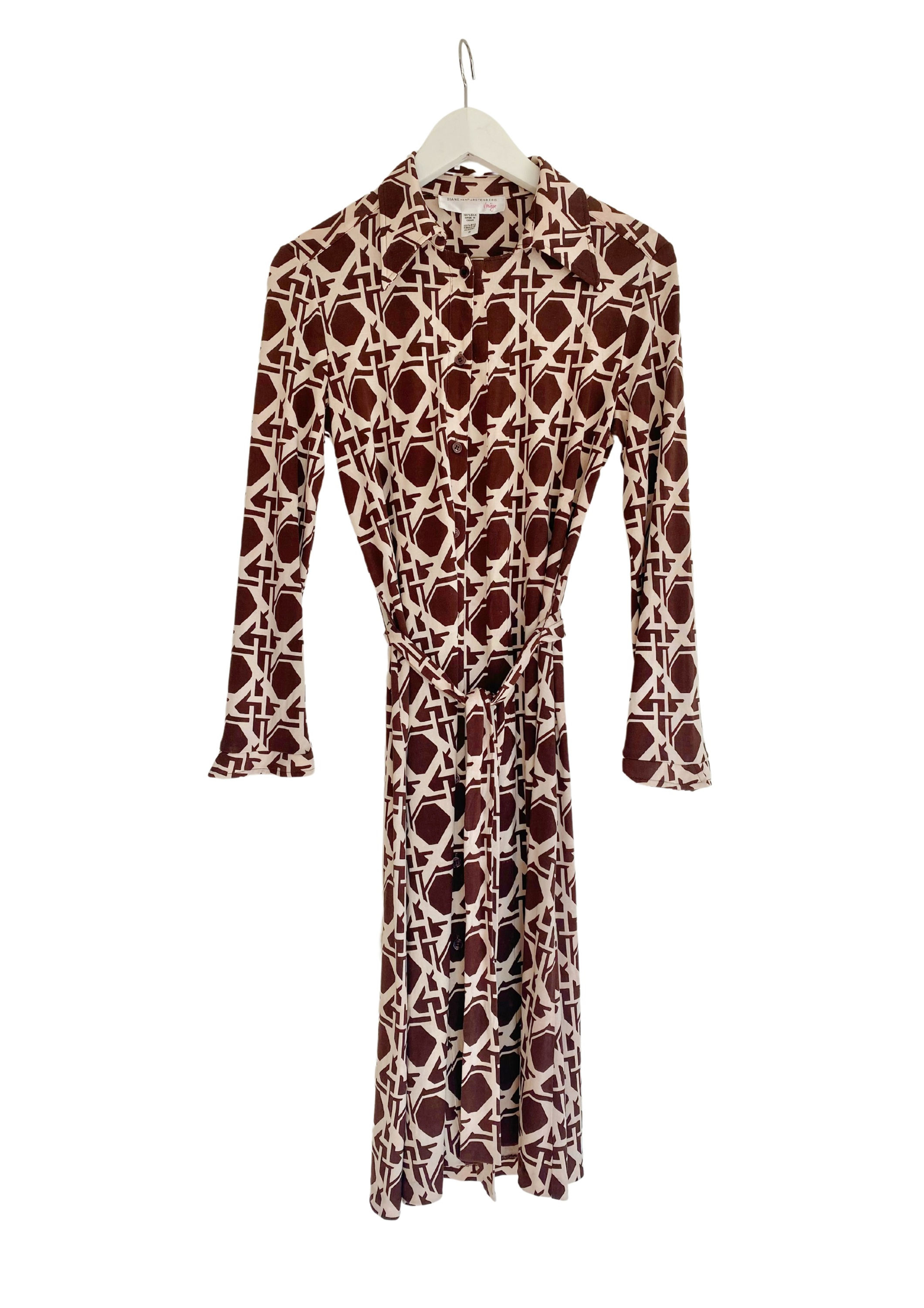 Diane von Furstenberg print dress
