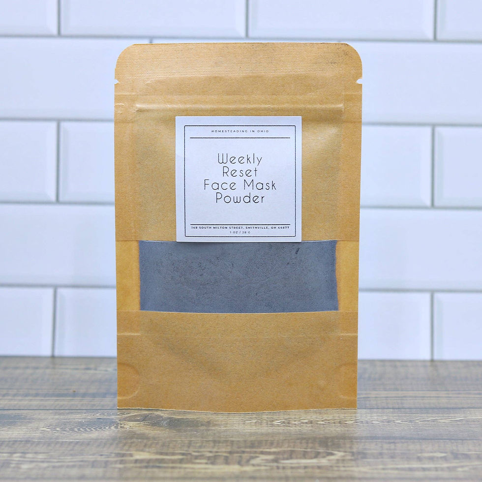 Weekly Reset herbal clay face mask powder, 1 oz