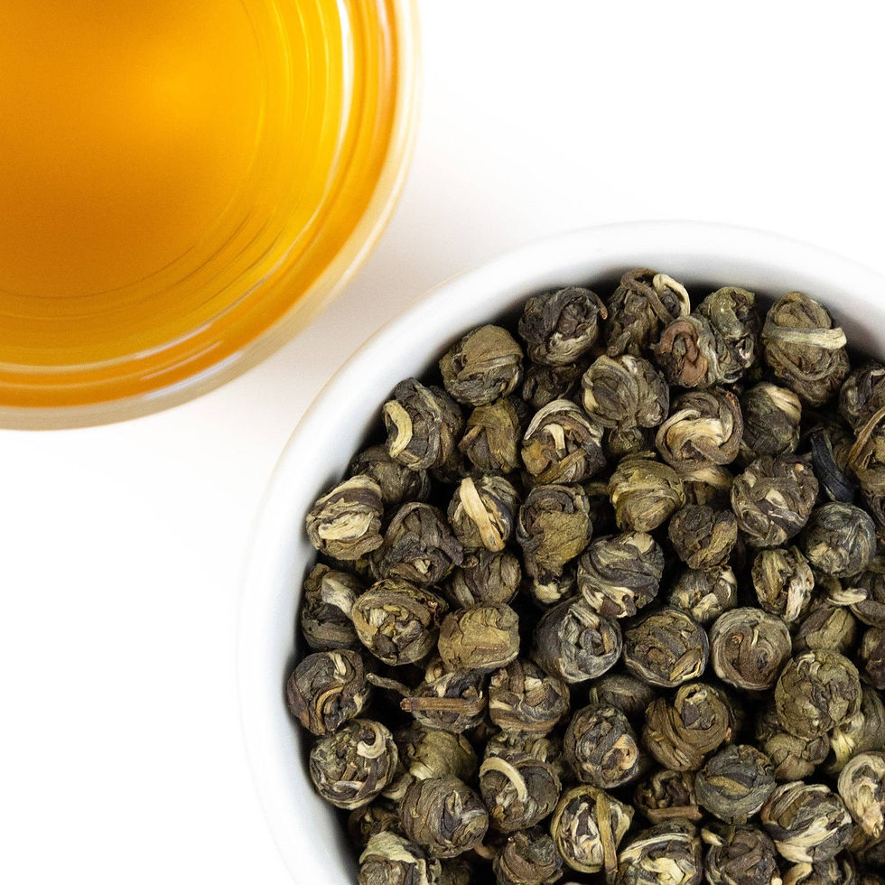 Jasmine Pearls hand-rolled green tea, 4 oz