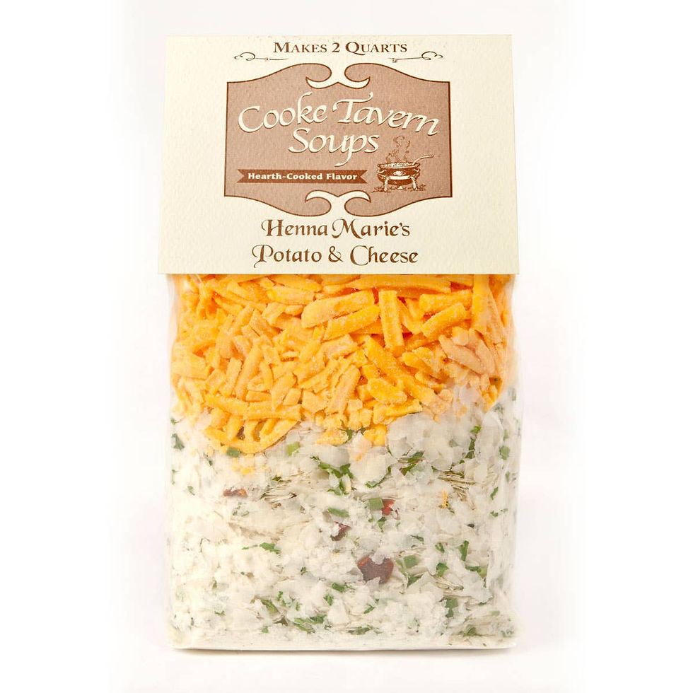 Henna Marie's Potato Cheese Soup Mix package detail