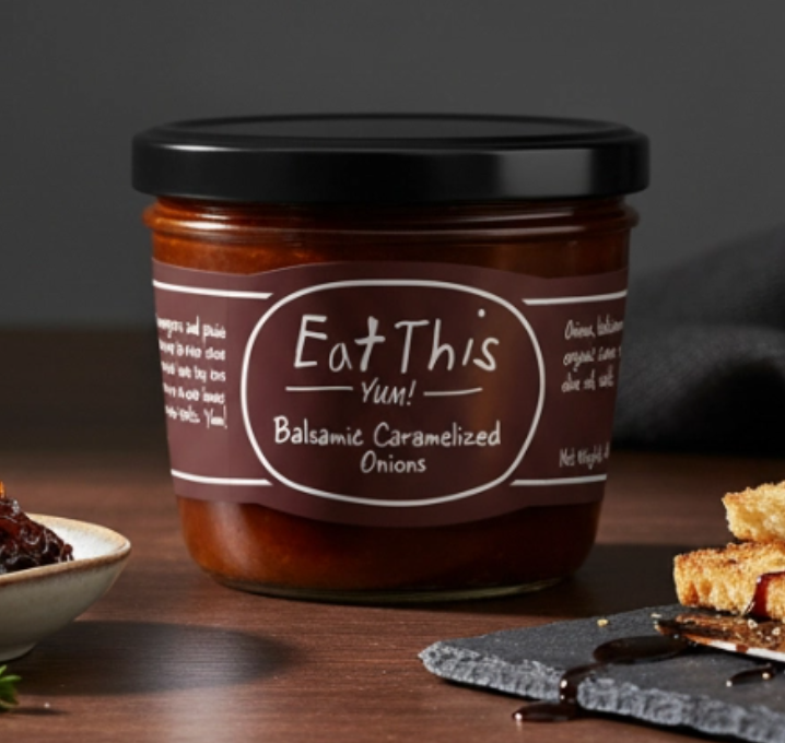 Eat This Yum balsamic caramelized onions 7 oz jar