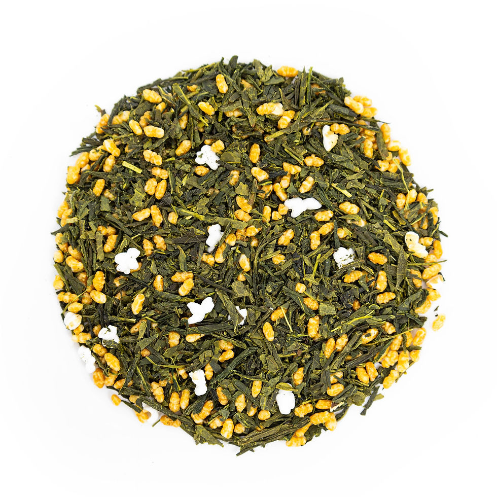 Organic Genmaicha green tea with toasted rice, 4 oz