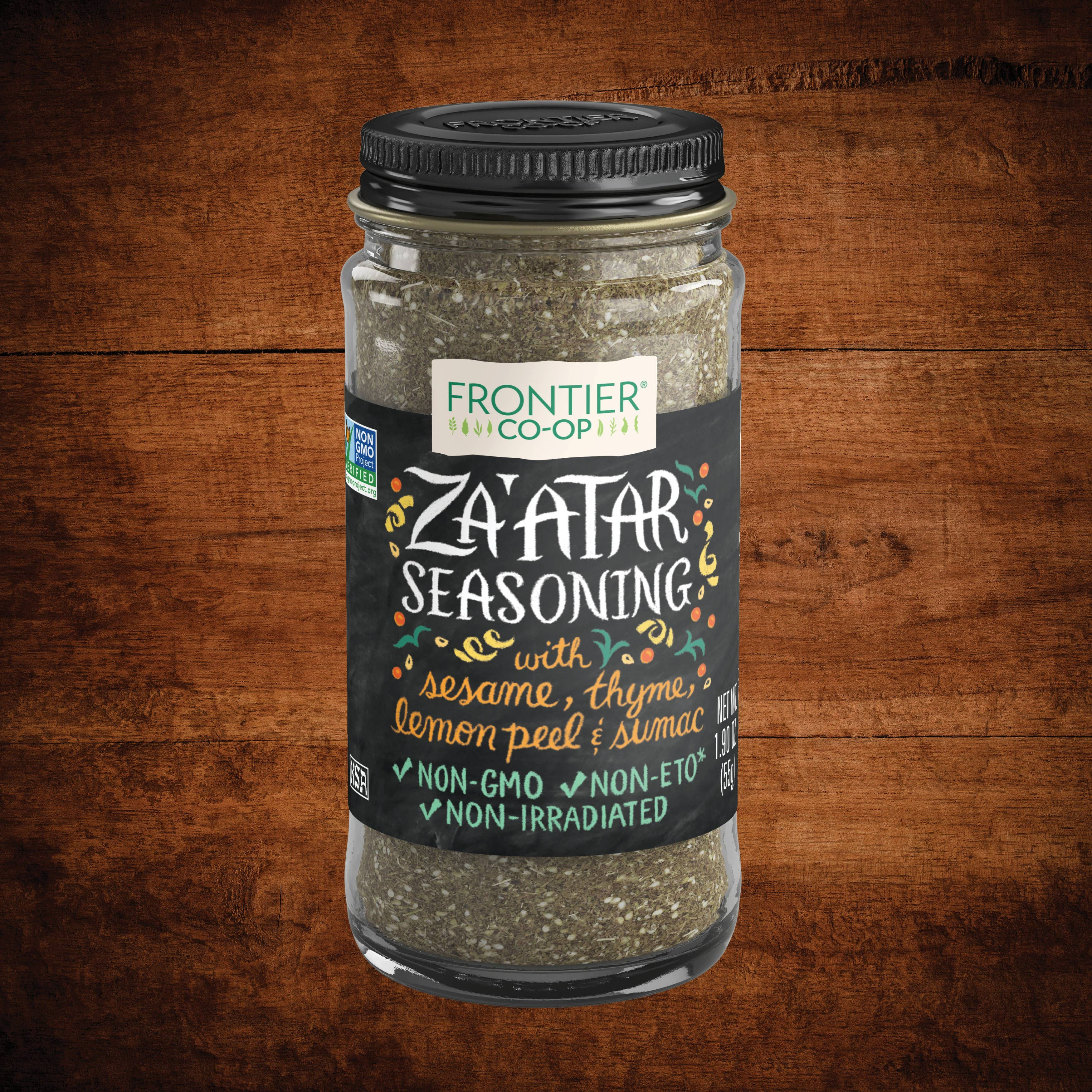 Frontier Co-op za'atar seasoning with sumac and herbs, 1.90 oz
