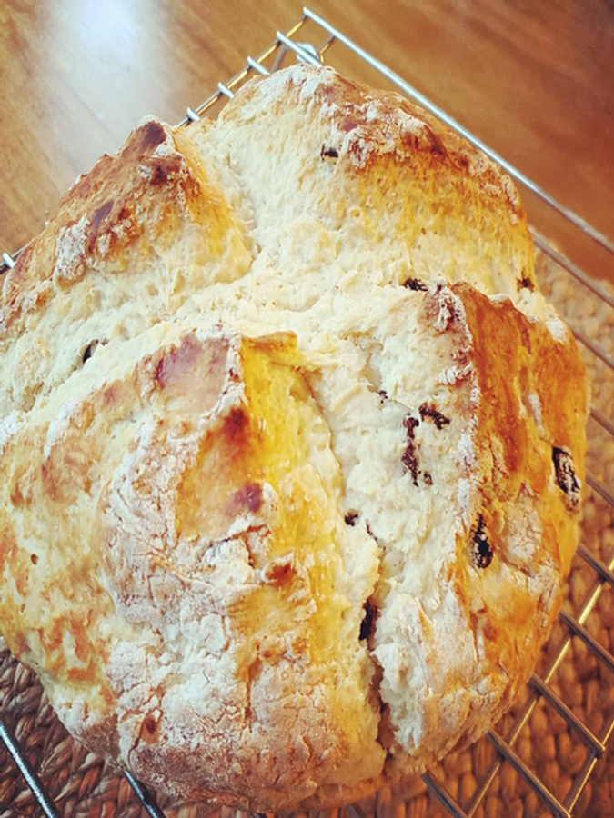 Dr. Pete's Irish soda bread mix with raisins