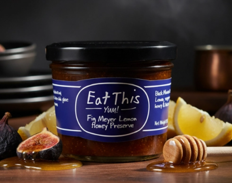 Stillroom Co. Fig Meyer Lemon and Honey Preserve, 7 oz