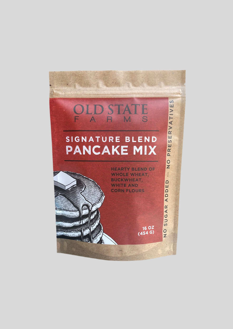 Old State Farms hearty pancake mix, 16 oz