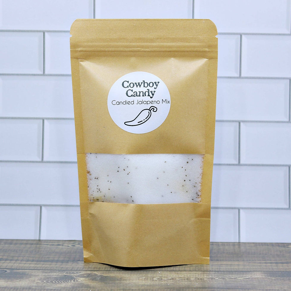 Cowboy candy candied jalapeño refrigerator mix