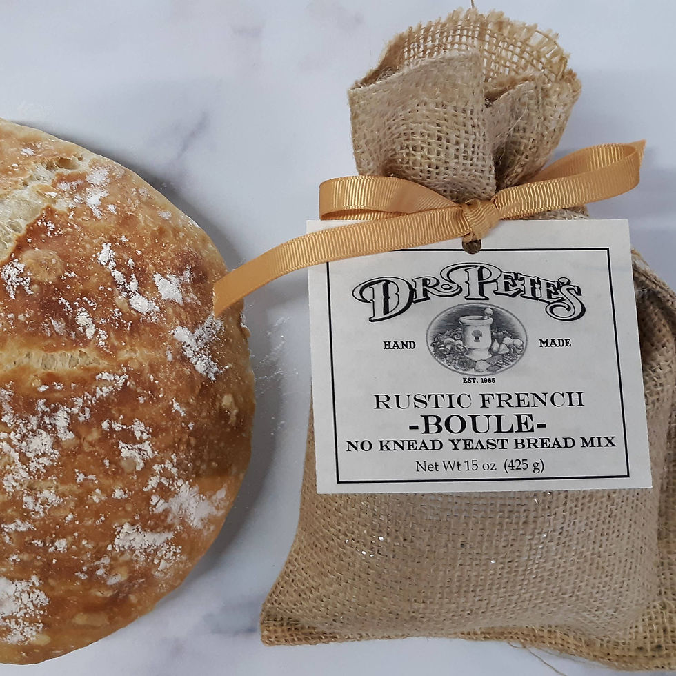 Dr. Pete's rustic French boule bread mix