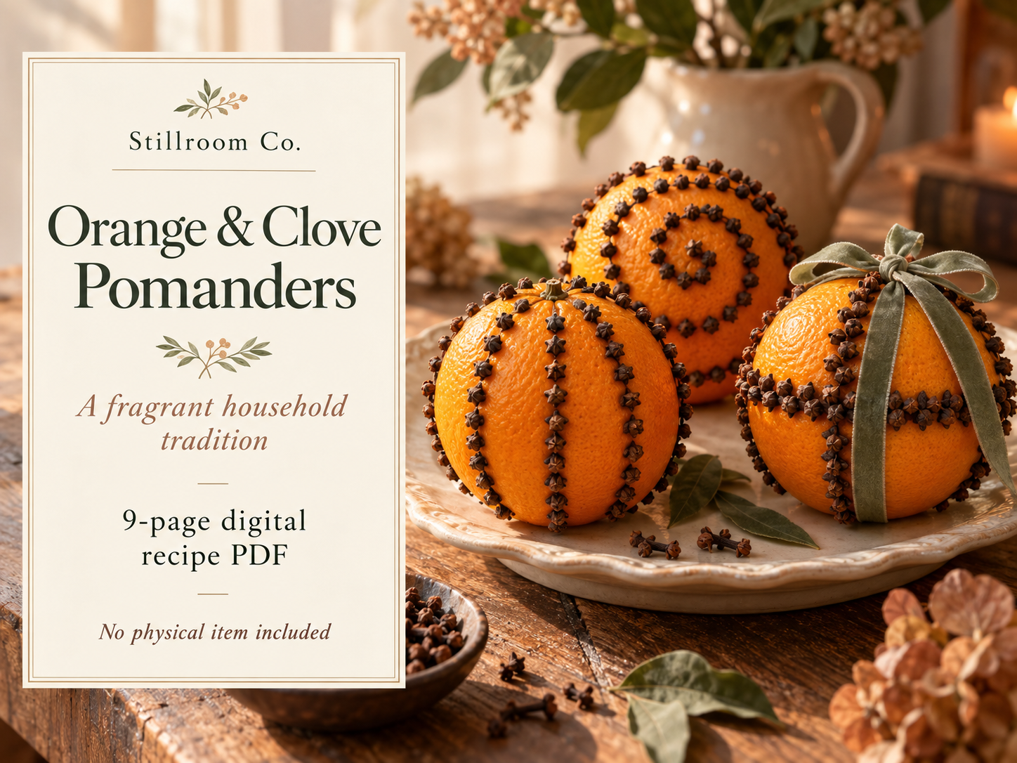 Botanical Pomanders — Digital Recipe PDF