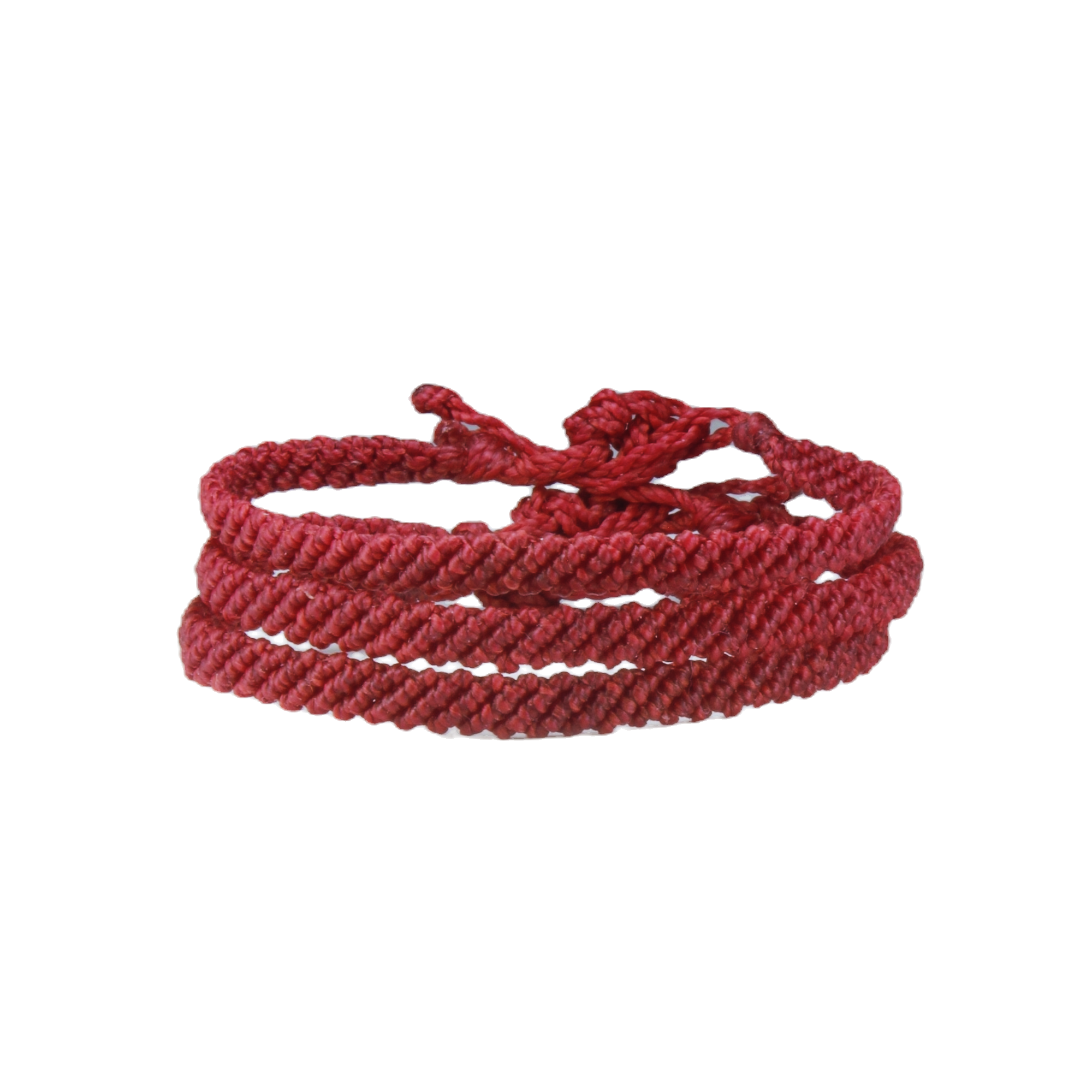 Bracelets Classiques 4 Fils Rouges (3 bracelets)