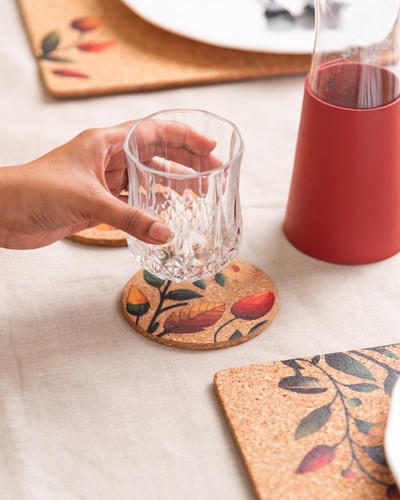 Flora Round Coasters (Set of 4) image 1