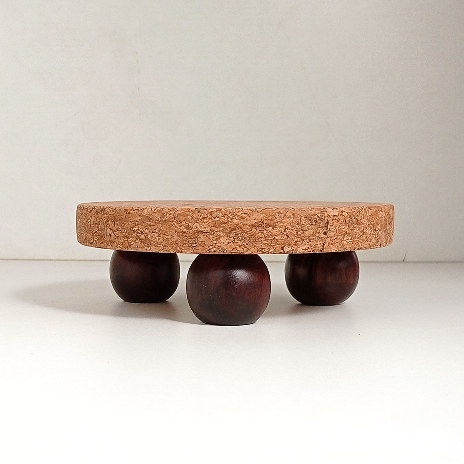 Cork Top Cake Stands
