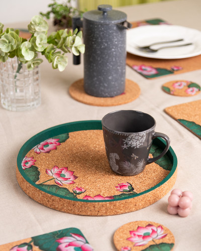 Lotus Round Tray 12" image 1