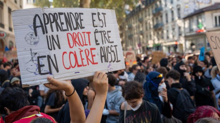 Quand la jeunesse manifeste...