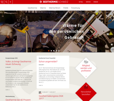 Geschäftsstelle für Geothermie-Schweiz.