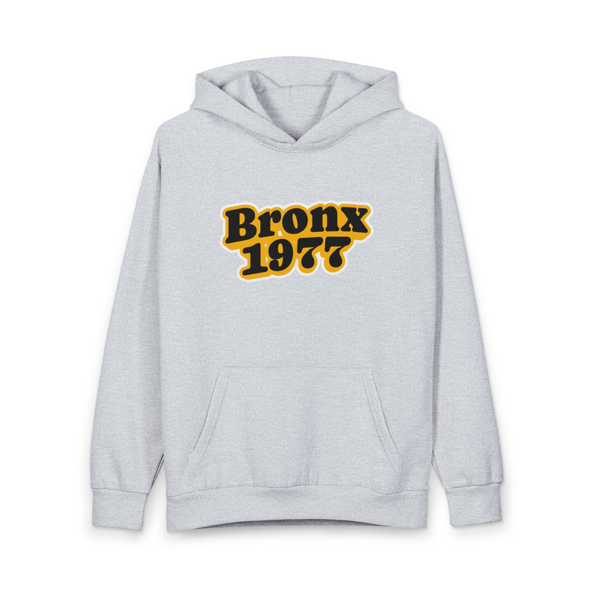 Koncrete Bronx 1977 Hoodie — Retro Vintage NYC Pullover(Gold)