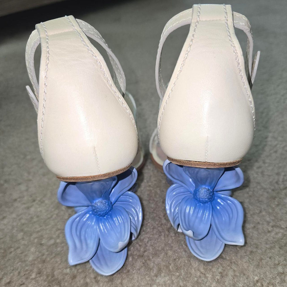Thumbnail: Alexander Mcqueen No. 13 Flower Sandal - Sz 40