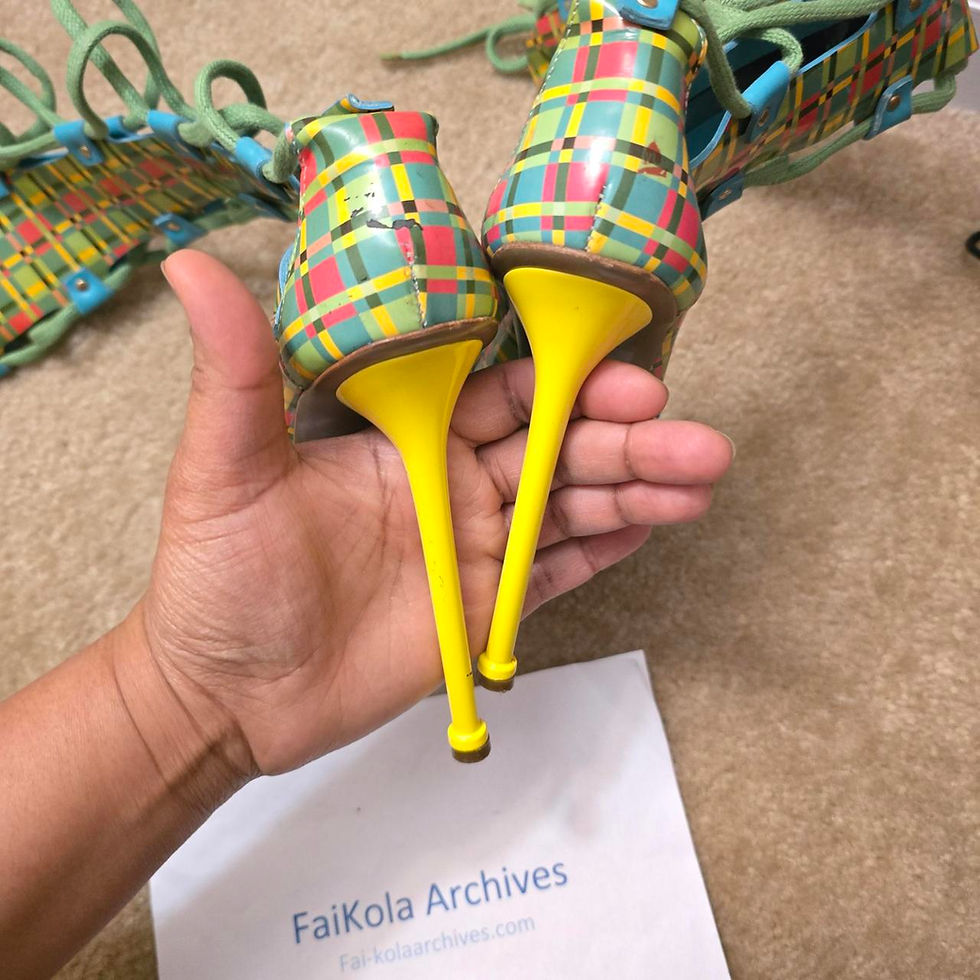 Thumbnail: Versace Resort 2011 Gladiator Heels - Sz 36
