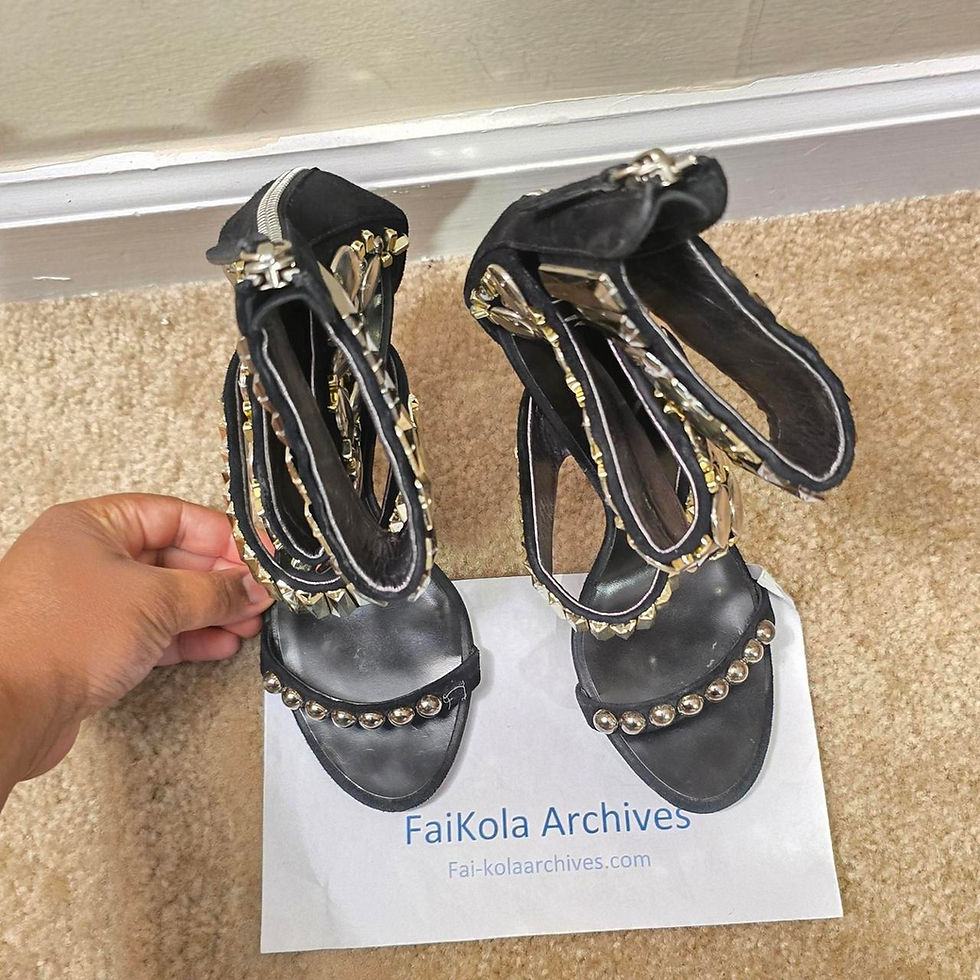 Thumbnail: Giuseppe Zanotti Embellished Sandals - Sz 37