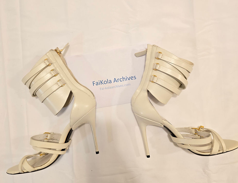 Thumbnail: Tom Ford 2013 Ankle Cuff Gladiator Sandals -  Sz 39