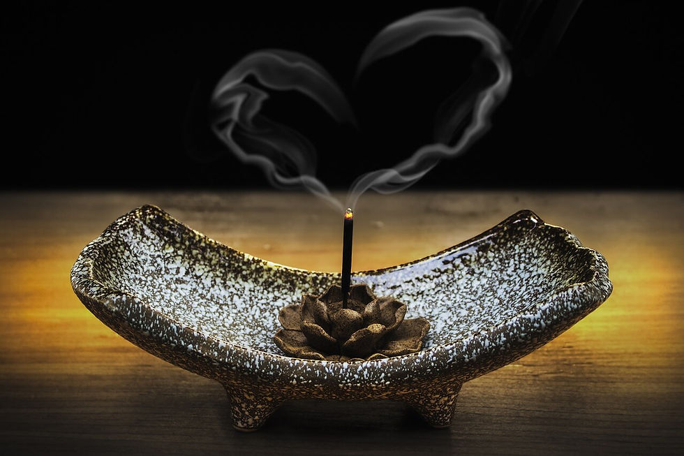 séances de relaxation et encens