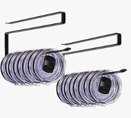 Clip on tumbler lid storage rack sold on Amazon