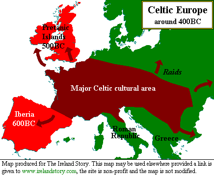 Arrival of the Milesians to the arrival of Roman Christianity