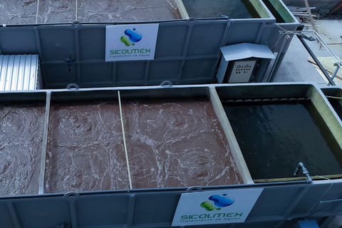 Planta de tratamiento de aguas residuales prefabricadas