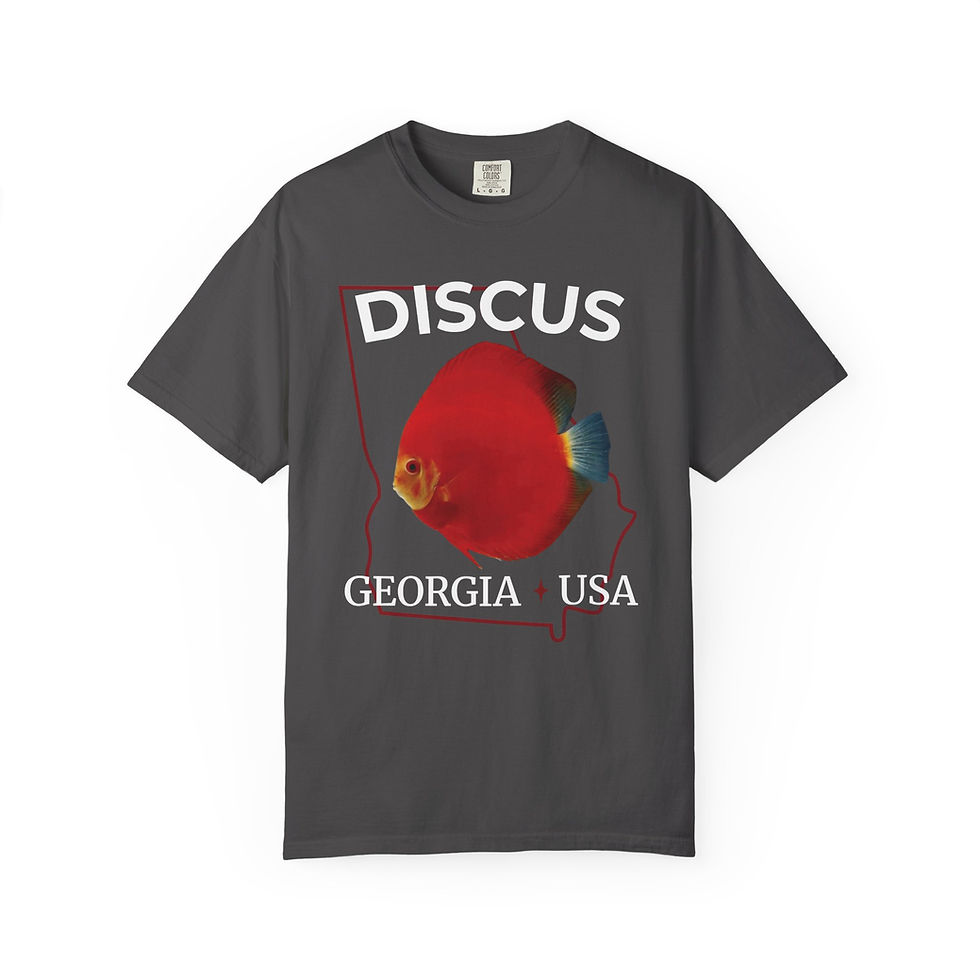 Thumbnail: Personalized Discus T-Shirt — Custom Strain & Home State (All States Available)