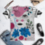 Thumbnail: Journey to Sense Blomma t-shirt composition