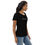 Thumbnail: Journey to Sense Yoga t-shirt black in model side