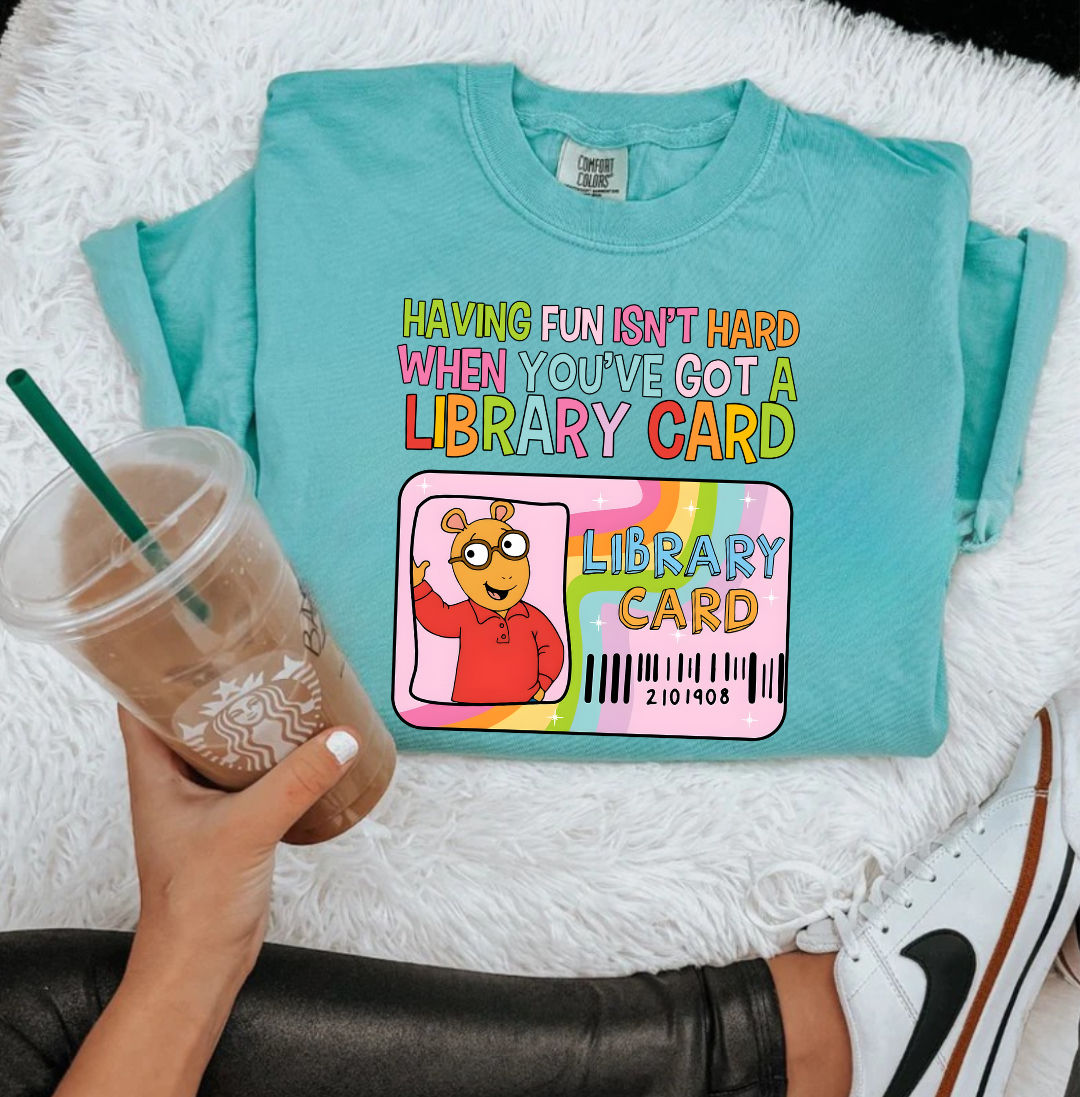 Library Card Having Fun with Arthur