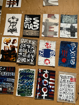 Behind the scenes in Maria Castillo’s contemporary art studio