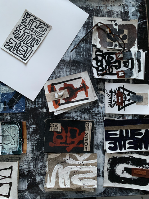 Behind the scenes in Maria Castillo’s contemporary art studio