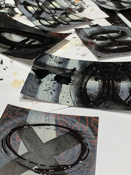 Behind the scenes in Maria Castillo’s contemporary art studio