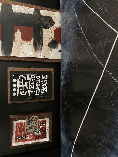 Behind the scenes in Maria Castillo’s contemporary art studio
