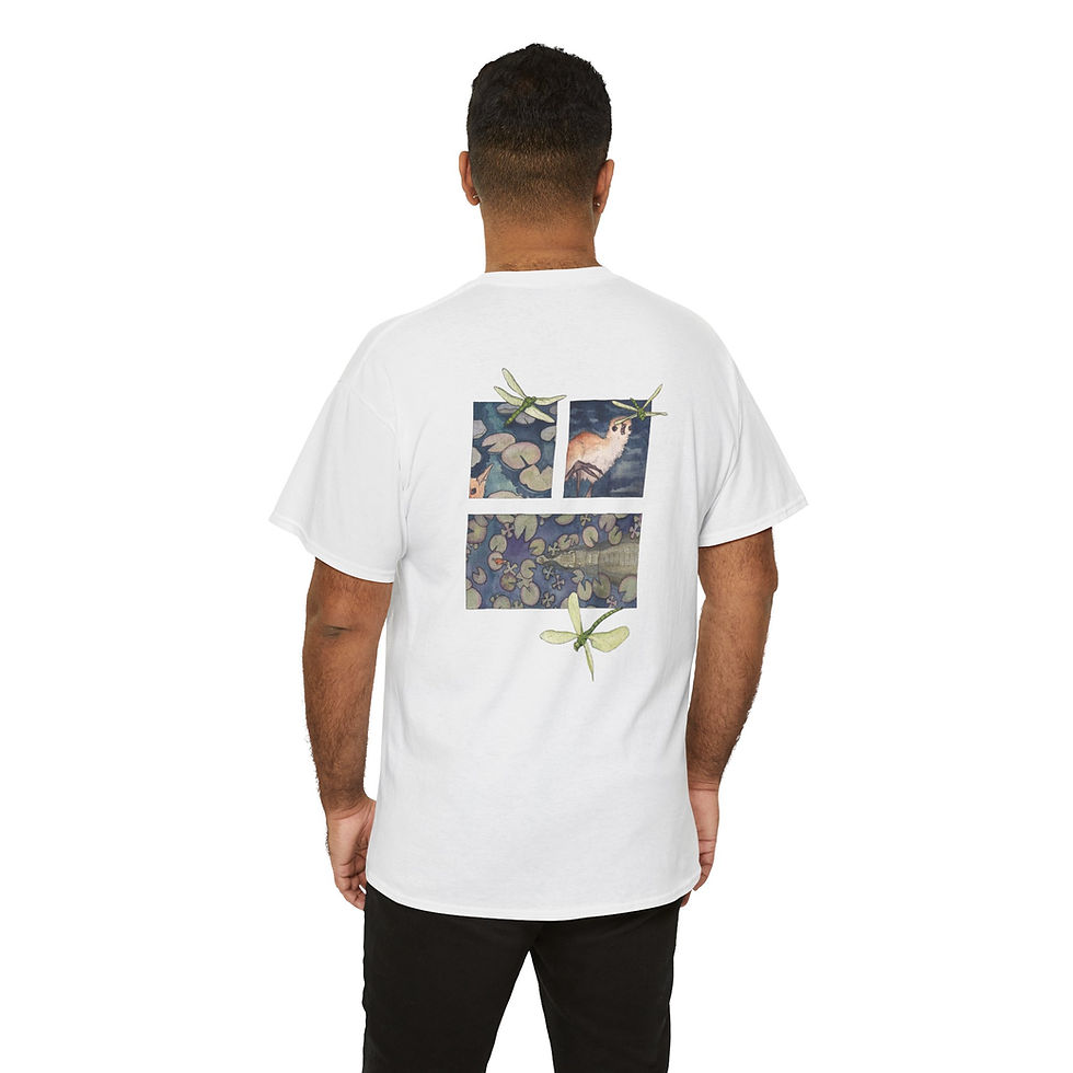 Thumbnail: Jacana Bird Unisex Heavy Cotton Tee