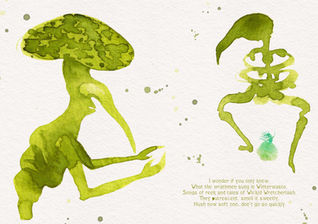 World building. location design. Bristol illustrator. Watercolour painting. nonsense poems. kids lit. picturebook. publishing. zine. fantasy. fairytale art.