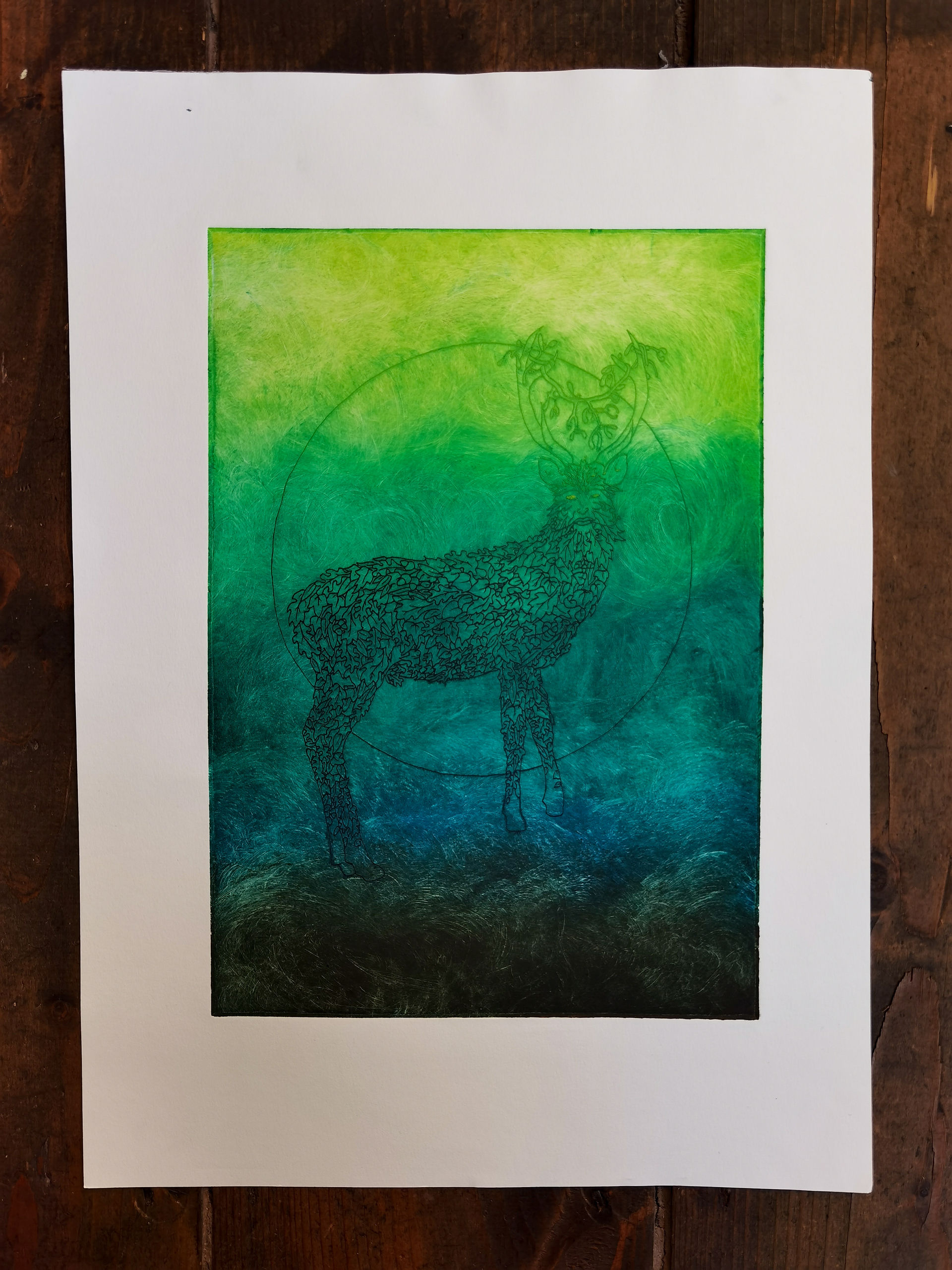 Will-o-the-Wisp Etching Print