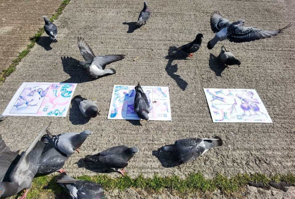 Posters on location