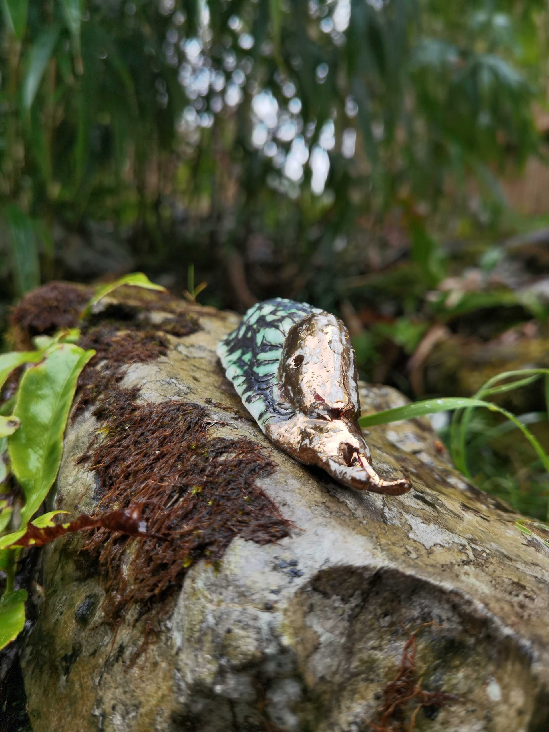sculpture display. Slugs