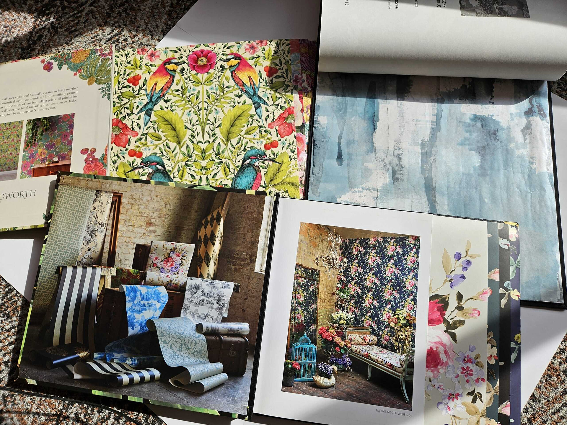 wallpaper sample design book