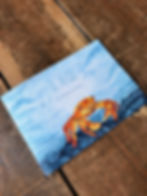 Watercolour painted childrens picture book about a crab stuck in ghost fishing net. wildlife artivism. handmade artists book. bristol illustrator