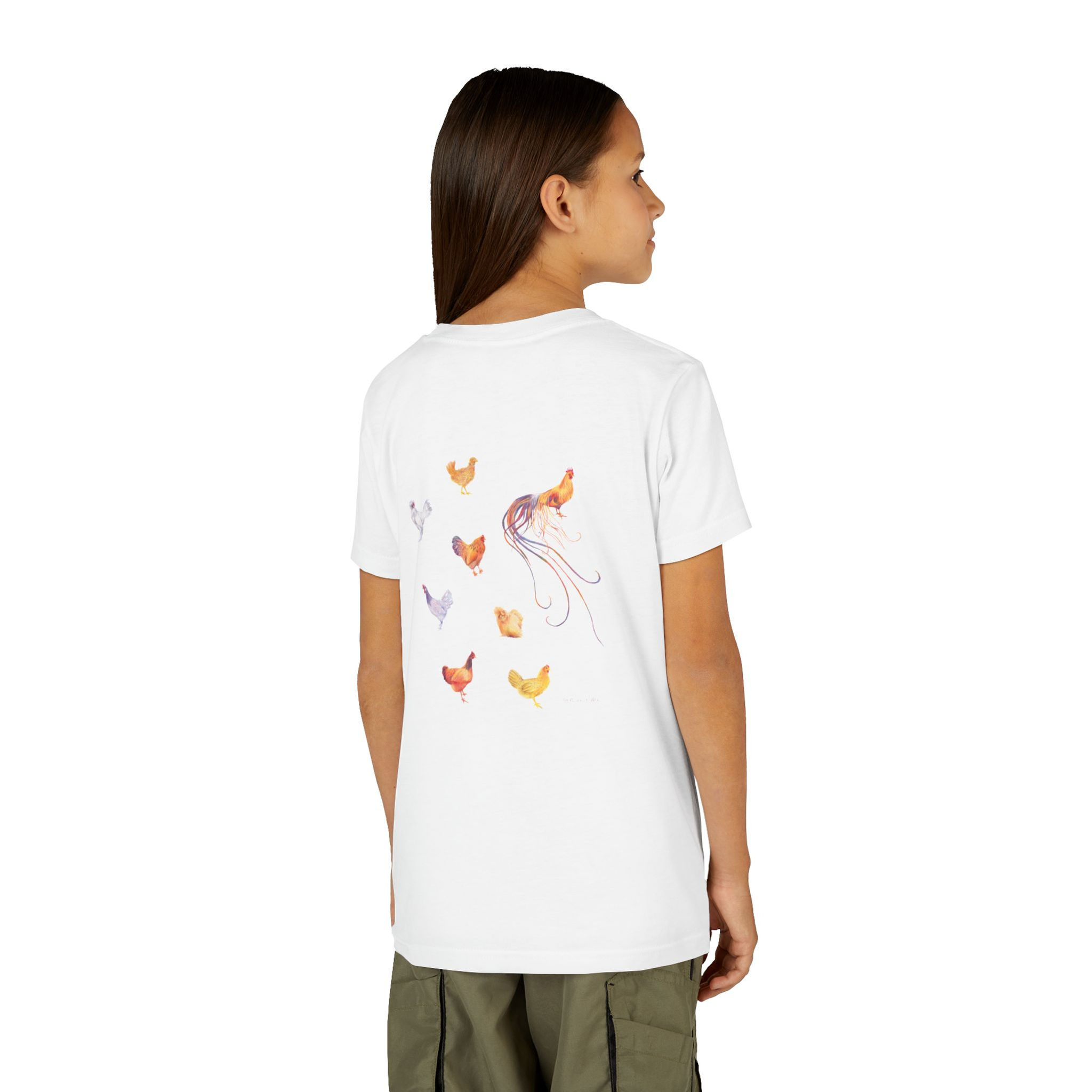 Chickens - Youth Short Sleeve Tee - Double Sided